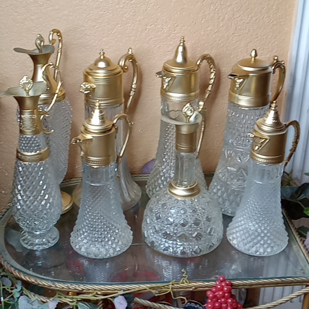 WINE/BEVERAGE DECANTERS ITALIAN MID CENTURY